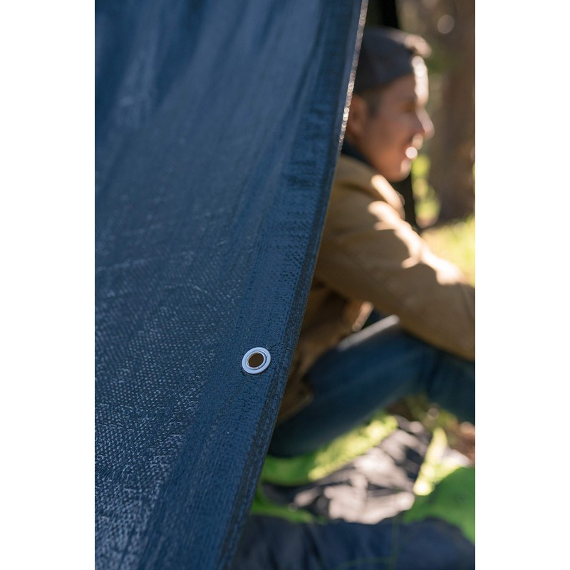 Stansport Medium-Duty Rip-Stop Tarp 6' x 8' - Dark Green