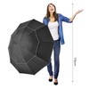 G4Free 62 Inch Windproof Inverted Umbrella with Reflective Stripe Large