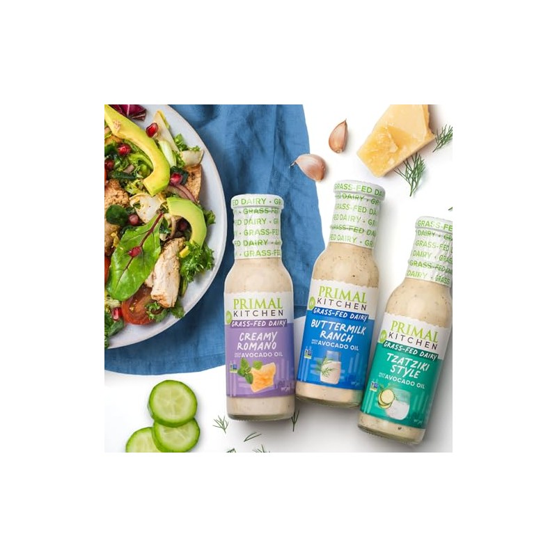 Primal Kitchen Tzatziki Dairy Dressing, 8 oz