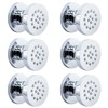 HOMEDEC 2inch Brass Shower Body Sprayer Jets Shower Head, Valve