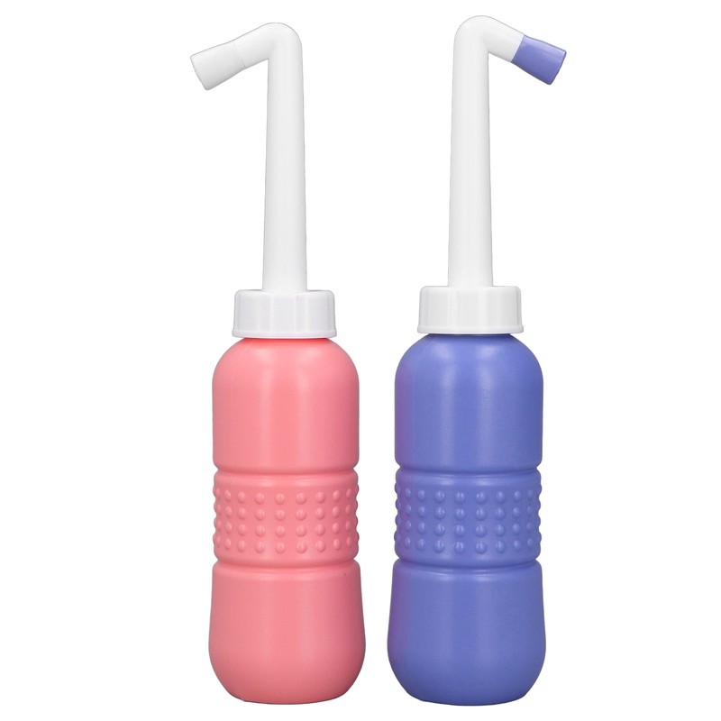 2Pcs Portable Handheld Bidet 450ML Strong Elastic Light Weight Large