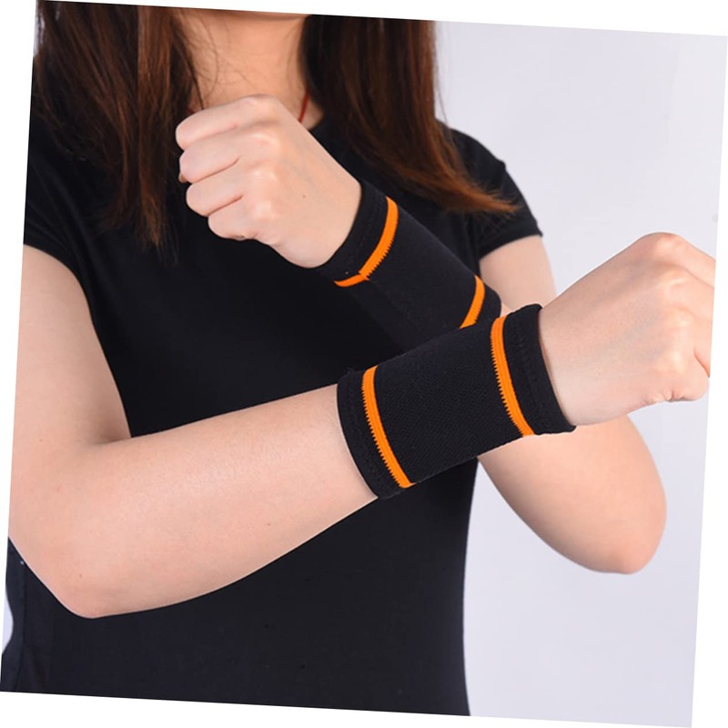 Sosoport 4sets Breathable Sports Wristbands for Athletic Activities Elastic Support