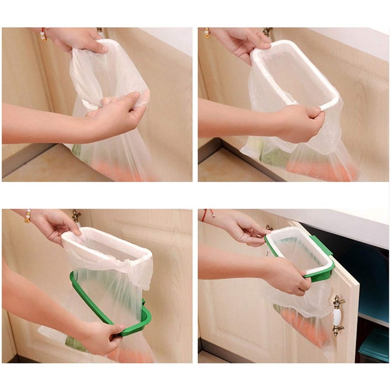 GARASANI Office Garbage Bag Holder with Trash Bin Storage Rack