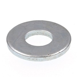 Prime-Line 9080595 Flat Washers, SAE, #10 X 1/2 In. OD, Zinc Plated Steel (100 Pack)