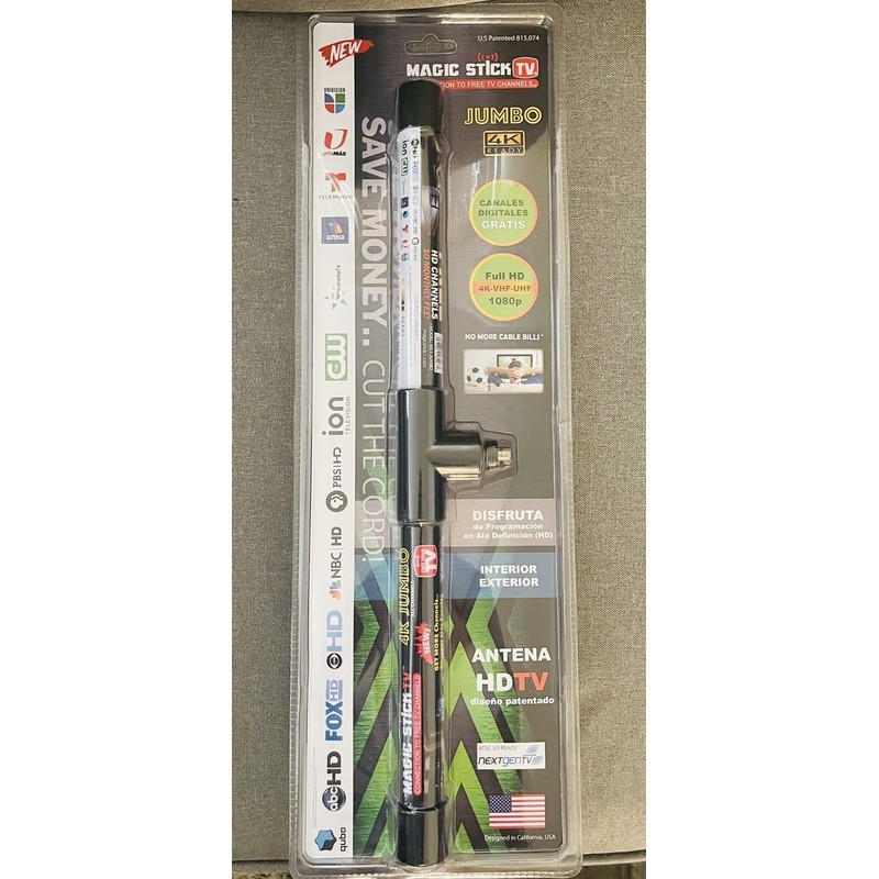 Magic Stick TV MAX HD 4K Ready Antenna HDTV Digital