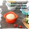 KEVJES Stackable Silicone Artisan Pizza Dough Proofing Proving Containers with