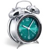 Peakeep Loud Alarm Clock for Heavy Sleepers Adults, Metal 4