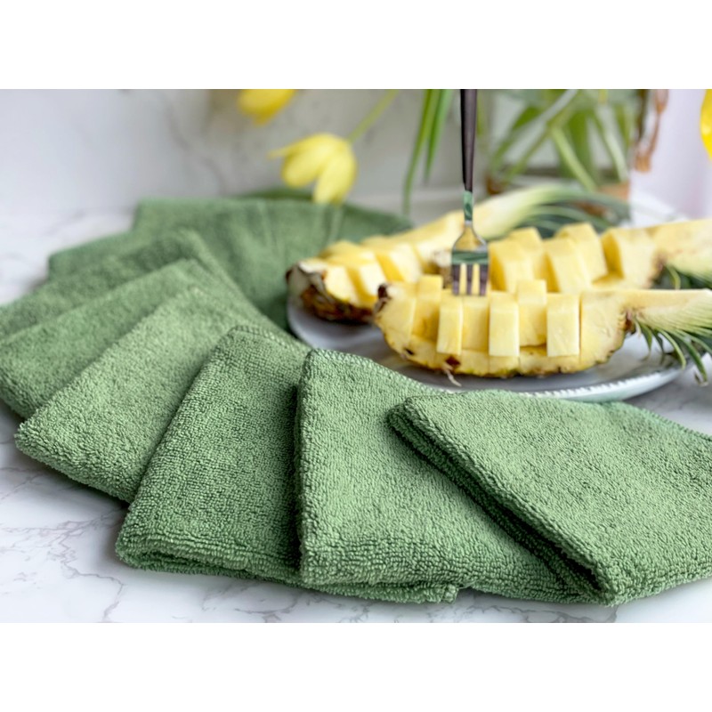 ZOLLNER Set of 10 Microfibre Cloths 80% Polyester 20% Polyamide