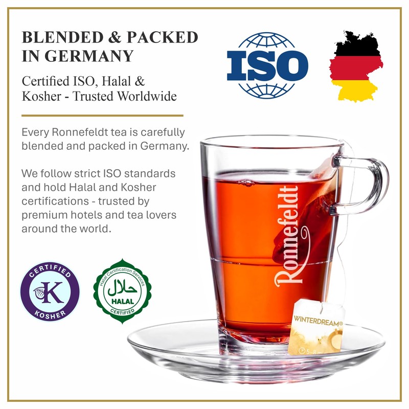 Ronnefeldt Teavelope Winter Dream Tea– Naturally Caffeine-Free South African Rooibos