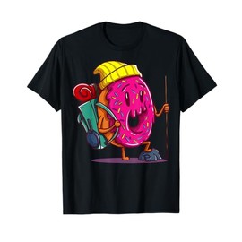 Cartoon Donut Character Fun Colorful Design For Kids T-Shirt
