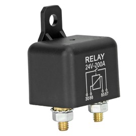 24V 200A High Power Car Start Relay Brass Coil Vehicle Starter Relay 4 Pin