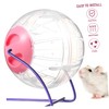 Generic 4 Pcs Hamster Running Balls Pink Transparent Exercise Balls