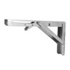 2Pcs Stainless Steel Triangular Folding Bracket Wall Shelf Support Heavy