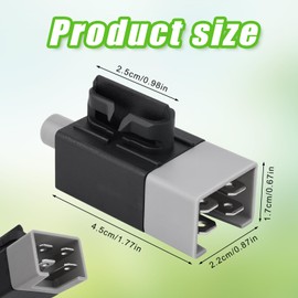 lasuroa 430-362 Plunger Safety Interlock Switch, Plunger Safety Interlock Switch for John Deere 115 125 L100-L130 LA105 X105 X110 Z225 Z245 155C 190C Lawn Tractor AYP LT2213 LT2216