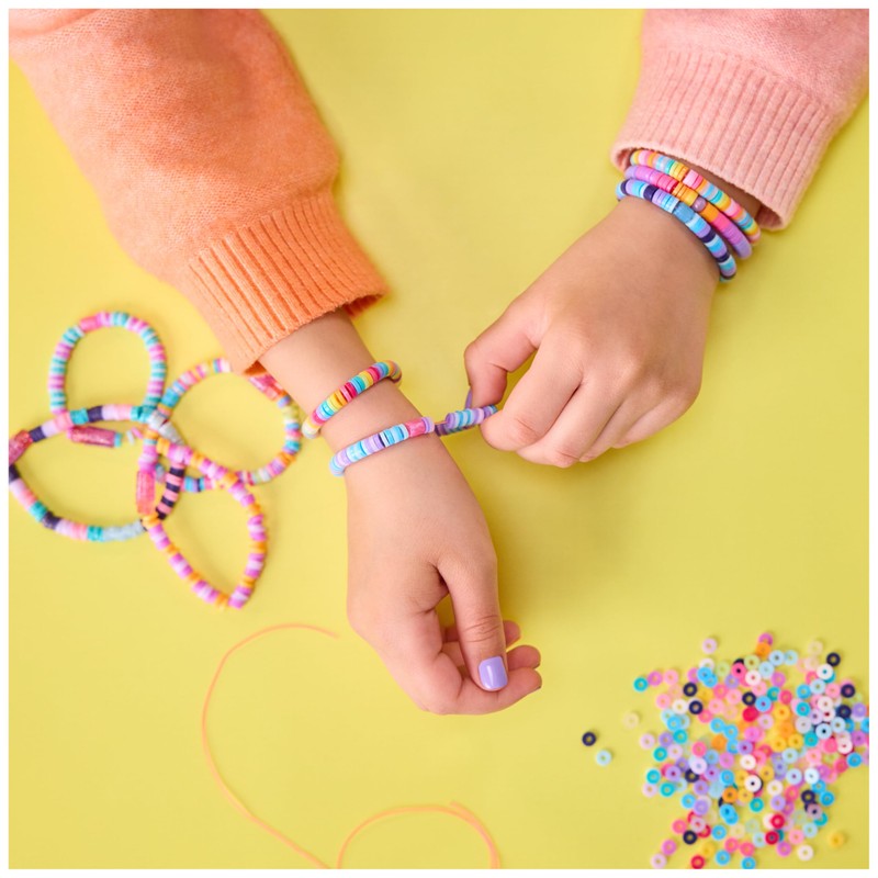 Cool Maker, Stack’d Heishi Studio Bracelet Making Kit with Easy