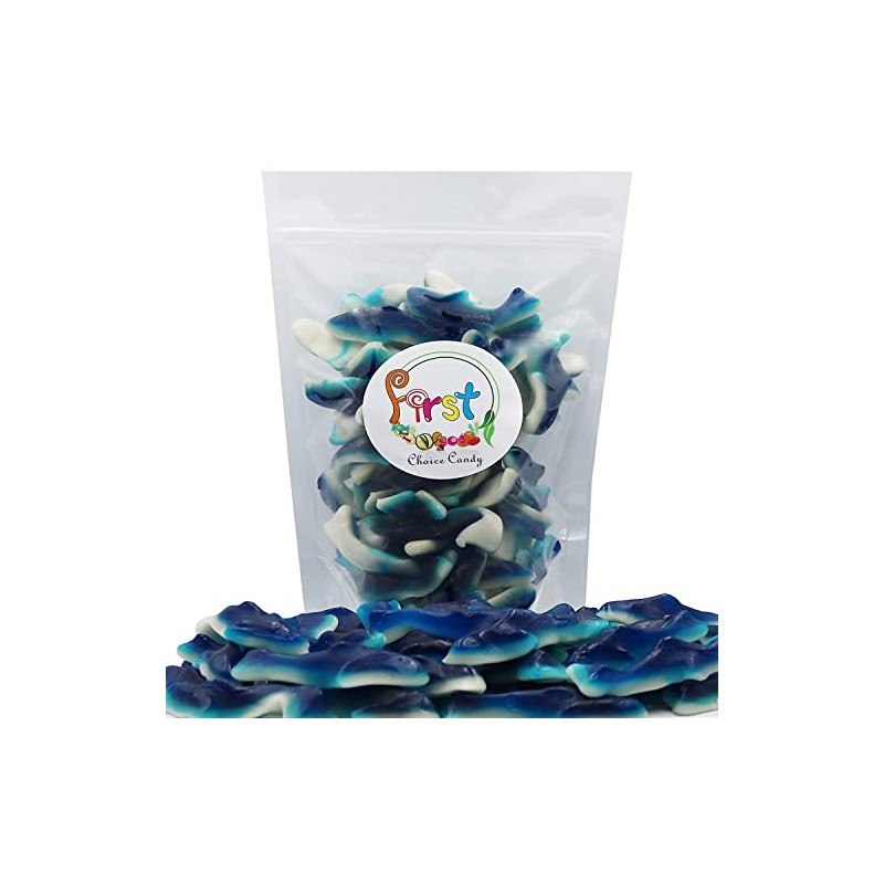FirstChoiceCandy Fantastic Gummy Shark (Blue Sharks, 2 Pound)