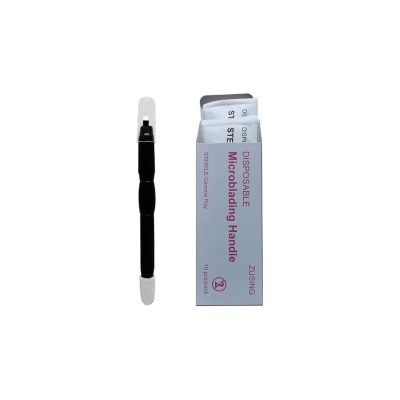 Plumas De Microblading Desechables, 18 Agujas De 0,15 Mm Para
