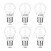 NETEHA A15 LED Bulbs 5W 120V – 6-Pack, E26 Base,