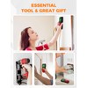 Mecurate 5-in-1 Stud Finder with LCD Display, Wall Scanner for