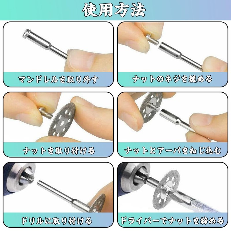 Round Hole Mini Diamond Cutter, Diameter 0.9 inches (22 mm)