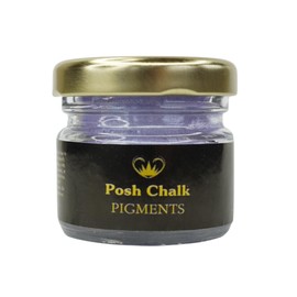 Posh Chalk PC0210 Pigment Powder- Violet 30ml - Vibrant Color Mix - DIY Craft, Upcycling, Art - Wood, Glass, Metal, Fabric - Indoor + Outdoor Use – High Coverage - Customizable