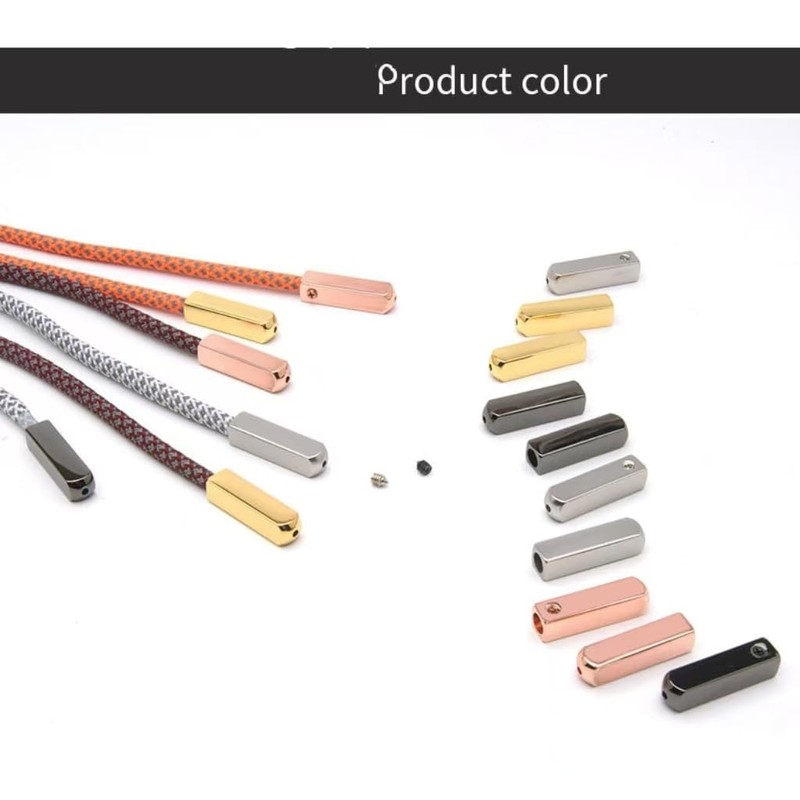 4 Pcs Metal Aglet Shoelace Tips with Screwdriver - Shoelace