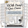 60th Party Quiz Game | A fun, entertaining party activity
