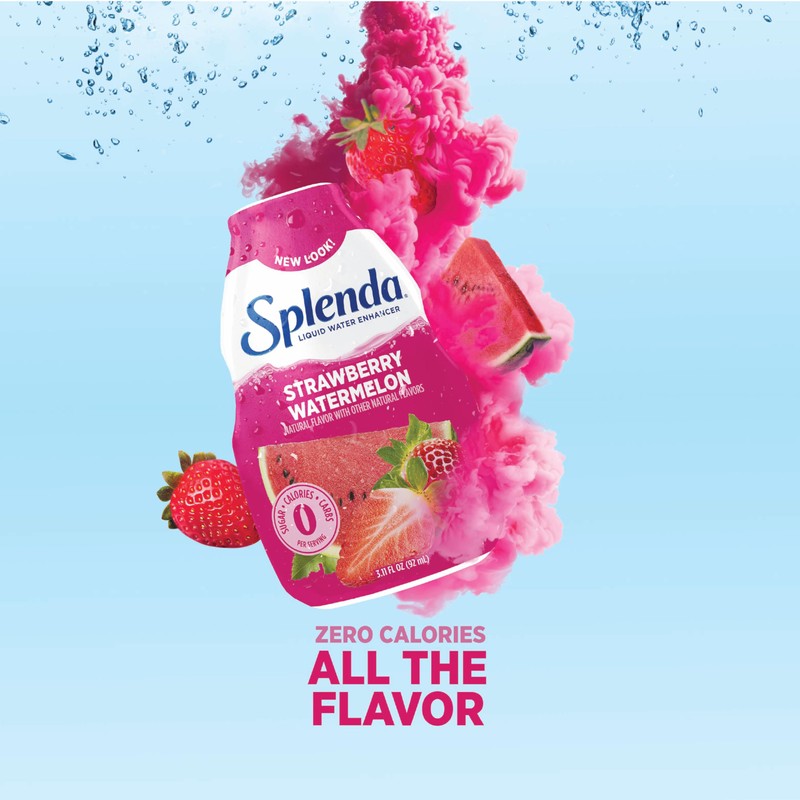 SPLENDA Liquid Water Enhancer Drops, Sugar Free, Zero Calorie, Natural