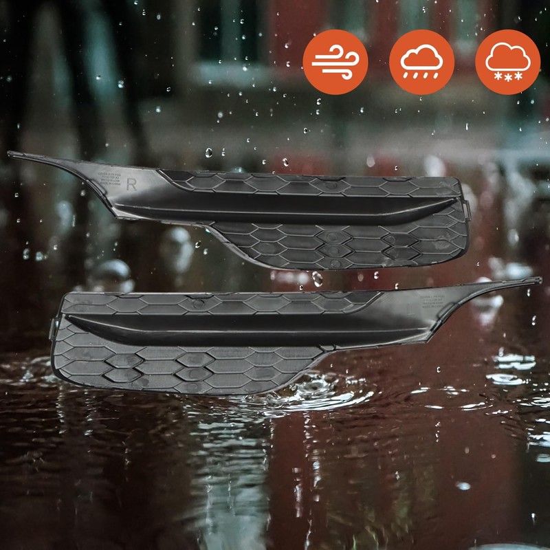 labwork Front Bumper Fog Light Cover Driver Left Side and