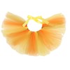 Handcrafted Thanksgiving Yellow, Orange, Gold Mesh Tutu for Dogs