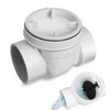 Zejoot 4" Backflow Preventer Vavle,4 Inch Backwater Check Valve, Drain
