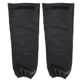 HARFINGTON Welding Sleeves 20" Flame Retardant Cotton Welding Work Sleeves Fit Men and Women Heat Flame Resistant Arm Protection Gardening Sleeve for Welding Machining Metal Handling, Black