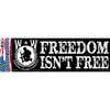 EagleEmblems BM0048 Sticker-Wounded Warrior (3.5x10'')
