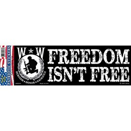 EagleEmblems BM0048 Sticker-Wounded Warrior (3.5x10'')