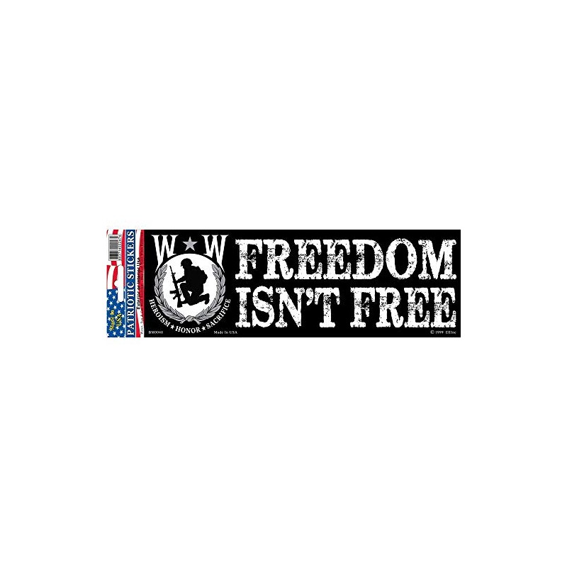 EagleEmblems BM0048 Sticker-Wounded Warrior (3.5x10'')