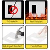 Bates- Combination Wall Plate, 2 Pack, 4.8"x4.9", Decorator/Blank, White Unbreakable