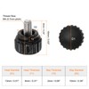 sourcing map 10pcs Knurled Clamping Knobs Thumb Screws M4 x