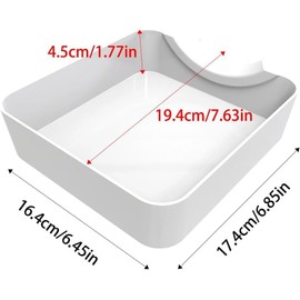 Bandeja De Drenajes Para Lavadoras, Bandeja De Goteos Para Lavadoras (A) Universal Y Fácil De Li-mpiar, Bandeja De Drenajes Para Lavadoras De Carga Frontal, Accesorios Filtro Pelusa Para Lavadoras