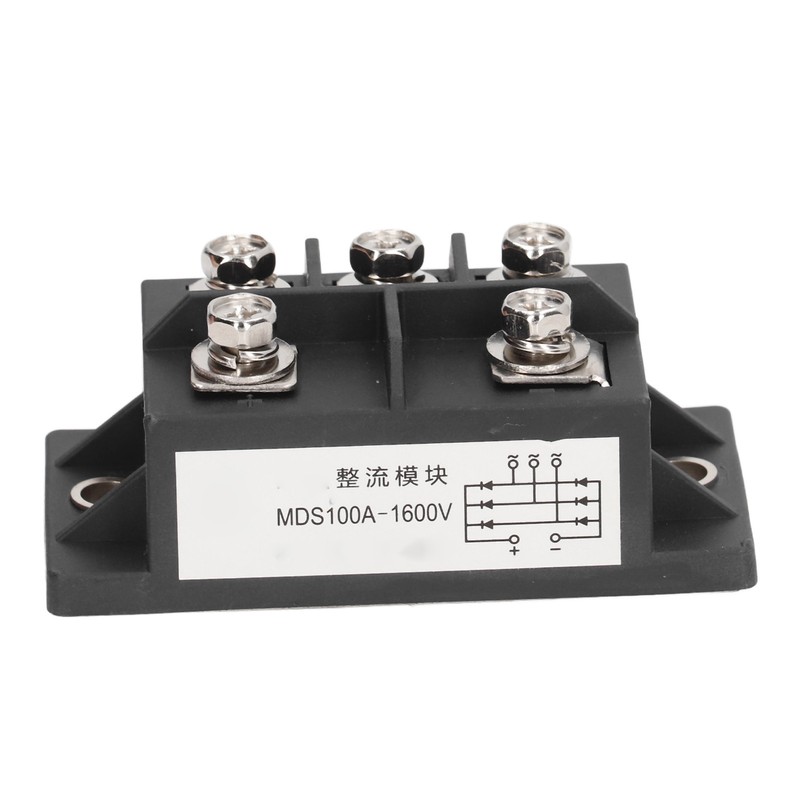 100A 1600V Bridge Rectifier Brass Plate Heat Dissipation 3 Phase