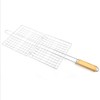Ashuxxn Set of 2 Barbecue Grill Mesh Grill Basket with