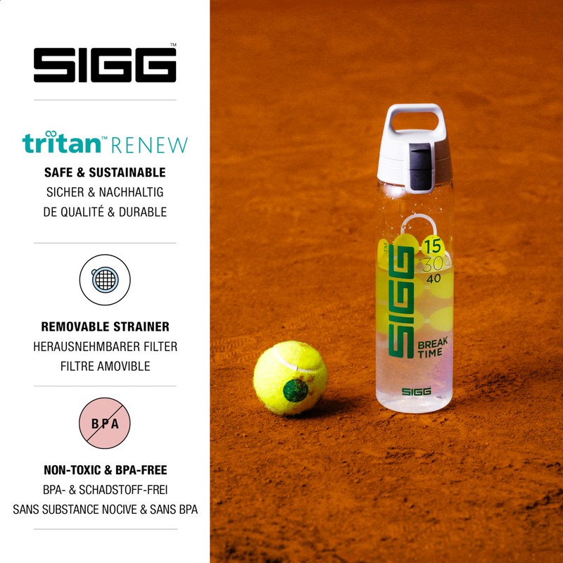 SIGG - Tritan Renew Clear Water Bottle - Total Clear