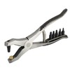 SE 8.75-Inch Stainless Steel Leather Punch Pliers with Replaceable Screws