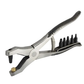 SE 8.75-Inch Stainless Steel Leather Punch Pliers with Replaceable Screws - Model 7926LP