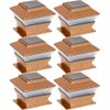 Tricod PL244 Plastic Copper Square Post Deck Fence Mount for