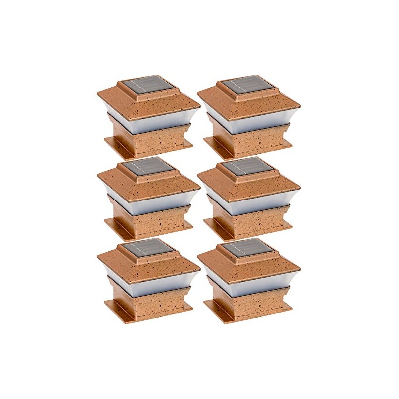 Tricod PL244 Plastic Copper Square Post Deck Fence Mount for