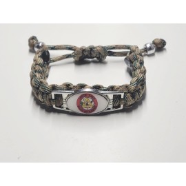 Leech Lake Band of Ojibwe Tribal Flag Adjustable Charm Bracelet Native American