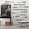 Inspirational Wall Decals Quotes Motivational Wall Stickers Vinyl Removable Positive