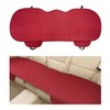 BWBWND Linen Car Seat Cover, Anti-Slip Bottom Bench Protector Rear