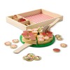 Melissa & Doug Wooden Pizza Party Play Set, 36 Self-Stick
