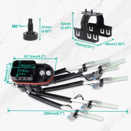 FJ503 Spider Fuel Injector Compatible with Blazer Silverado 1500 Astro Jimmy Safari Sierra 1500 Sonoma Express Savana 6 Cylinder